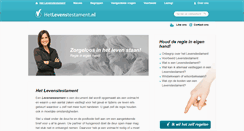 Desktop Screenshot of hetlevenstestament.nl